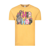 Vintage Mustard Easter Day Hip hop bunny Vintage Tee - OliviaCreatesArt