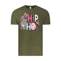 Vintage Olive Easter Day Hip hop bunny Vintage Tee - OliviaCreatesArt