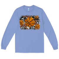 Colony Blue basketball background Long Sleeve Tee - JahusDesignShop