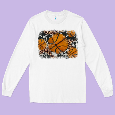 Basketball Background Long Sleeve Tee Designed By Jahusdesignshop