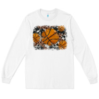 White basketball background Long Sleeve Tee - JahusDesignShop