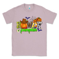 Lilac howdy halloween pumpkins Classic Tee - AdoDesignShop