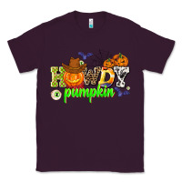 Plum howdy halloween pumpkins Classic Tee - AdoDesignShop