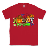 Red howdy halloween pumpkins Classic Tee - AdoDesignShop