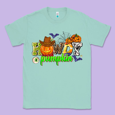 Howdy Halloween Pumpkins Classic Tee Designed By Adodesignshop
