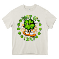 Cream happy go lucky Heavy Core Tee - Artiststas