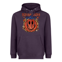Plum game day vibes Heavyweight Hoodie - MaliasSmallBusiness