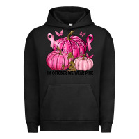 Pigment Black In October We Wear Pink with Pumpkin Urban Hoodie - texasbilliewilder