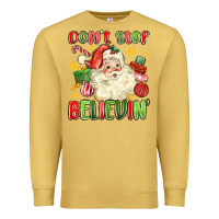 Antique Gold don't stop believin' Premium Sweatshirt - MaliasSmallBusiness