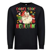Black don't stop believin' Premium Sweatshirt - MaliasSmallBusiness