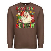 Chestnut don't stop believin' Premium Sweatshirt - MaliasSmallBusiness