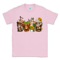 Bubblegum Pink longhaired cow coffee Classic Tee - Jasminsmagicworld