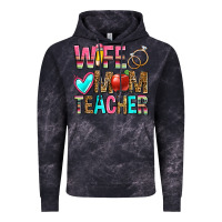 Cloud Black wife mom teacher Vintage Hoodie - Zillion Design Studio