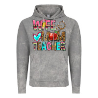 Cloud Rock wife mom teacher Vintage Hoodie - Zillion Design Studio