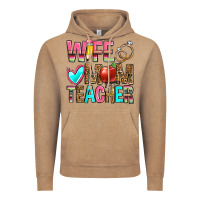 Vintage Coffee wife mom teacher Vintage Hoodie - Zillion Design Studio