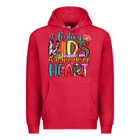 Cardinal feeding kids is a work of heart Premium Hoodie - Artiststas