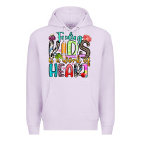 Lilac feeding kids is a work of heart Premium Hoodie - Artiststas