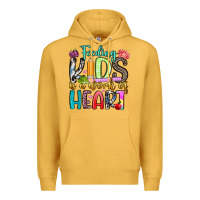 Mustard feeding kids is a work of heart Premium Hoodie - Artiststas