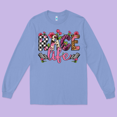 Race Life Long Sleeve Tee Designed By Artiststas