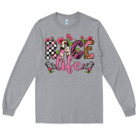 Heather Grey race life Long Sleeve Tee - Artiststas