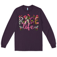 Plum race life Long Sleeve Tee - Artiststas