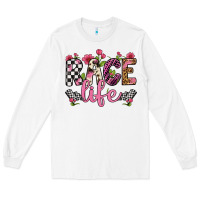 White race life Long Sleeve Tee - Artiststas