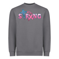 Storm strong with cross ribbon Heavyweight Sweatshirt - HRA Design Shop