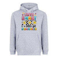 Heather Grey merry christmas gnomies Heavyweight Hoodie - MaliasSmallBusiness