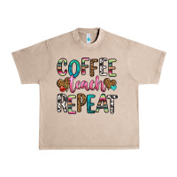 French Oak coffee teach repeat Urban Heavy Tee - HRA Design Shop