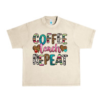 Sandshell coffee teach repeat Urban Heavy Tee - HRA Design Shop