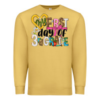 Antique Gold my first day of 3rd grade Premium Sweatshirt - NancyCooperArtShop