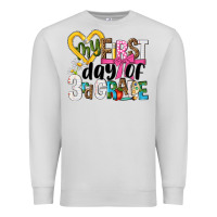 Dove Grey my first day of 3rd grade Premium Sweatshirt - NancyCooperArtShop