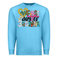 Ocean Blue my first day of 3rd grade Premium Sweatshirt - NancyCooperArtShop
