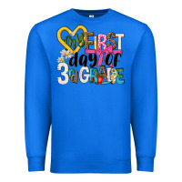 True Royal my first day of 3rd grade Premium Sweatshirt - NancyCooperArtShop