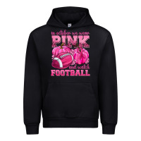 Black In October We Wear Pink Watch Football Urban Hoodie - texasbilliewilder