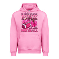 Fuchsia Pink In October We Wear Pink Watch Football Urban Hoodie - texasbilliewilder