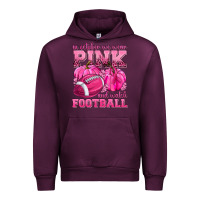 Mauve Wine In October We Wear Pink Watch Football Urban Hoodie - texasbilliewilder