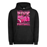 Pigment Black In October We Wear Pink Watch Football Urban Hoodie - texasbilliewilder