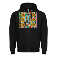 Black western teacher Zipper Hoodie - LillyAllenDesigns