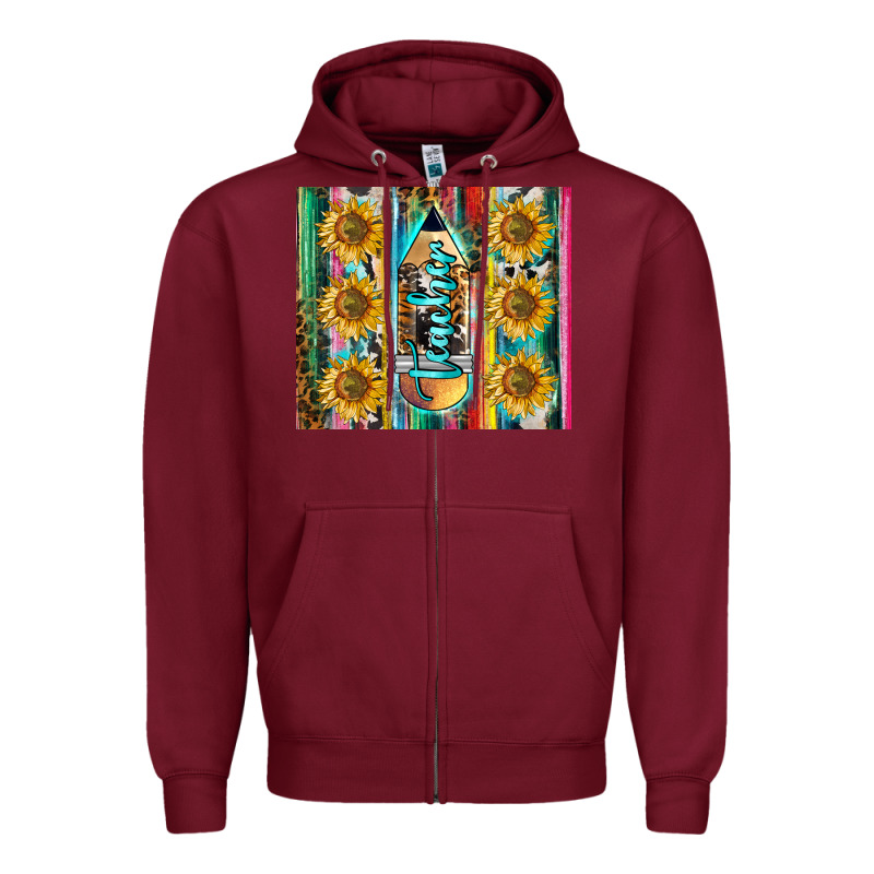 Western Teacher Zipper Hoodie by LillyAllenDesigns | Teevron