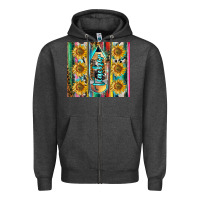 Charcoal Heather western teacher Zipper Hoodie - LillyAllenDesigns