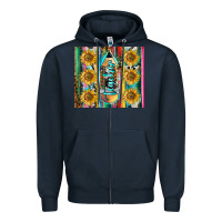 Navy western teacher Zipper Hoodie - LillyAllenDesigns