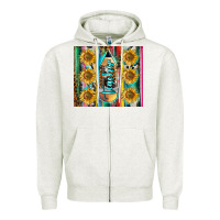Oatmeal Heather western teacher Zipper Hoodie - LillyAllenDesigns