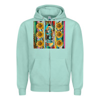Seafoam western teacher Zipper Hoodie - LillyAllenDesigns