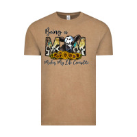 Vintage Coffee being a mom makes my life complate Vintage Tee - CowhideDigitalArt