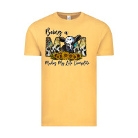 Vintage Mustard being a mom makes my life complate Vintage Tee - CowhideDigitalArt