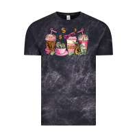 Cloud Black boss lady coffee cups Vintage Tee - AdoDesignShop