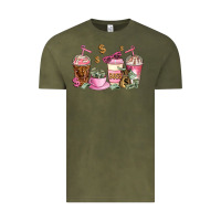 Vintage Olive boss lady coffee cups Vintage Tee - AdoDesignShop