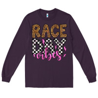 Plum race day vibes Long Sleeve Tee - Artiststas