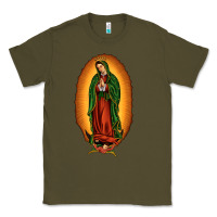 Army Green our lady of Guadalupe Classic Tee - JahusDesignShop